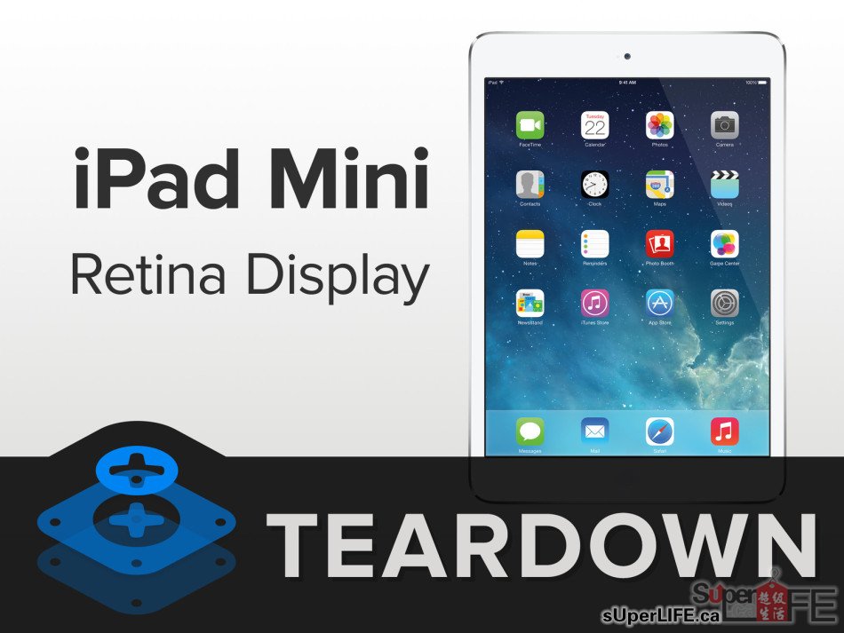 iPad mini二代拆解：大量胶水难以修复