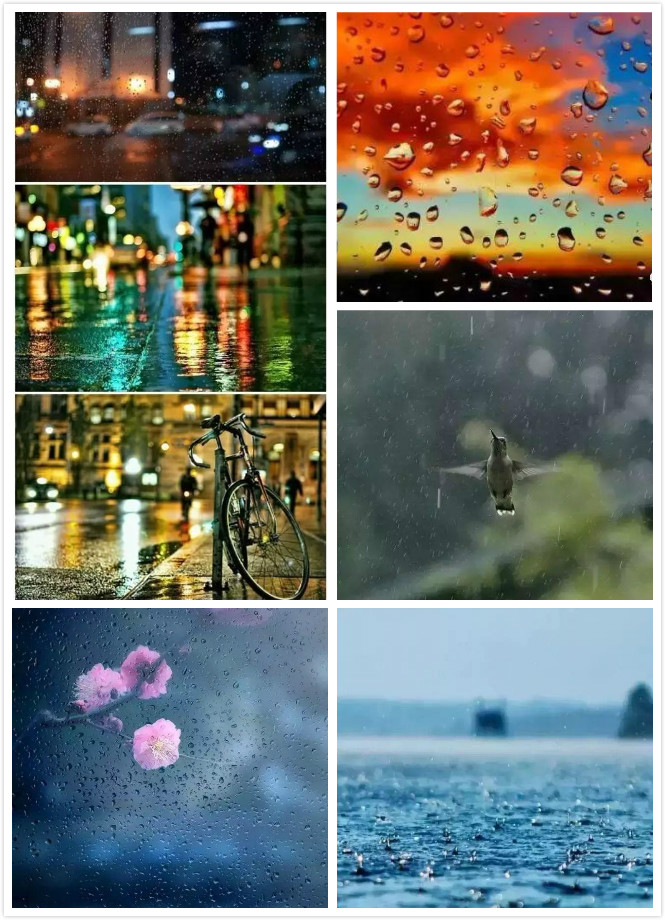 雨滴雨丝雨痕拍摄技法