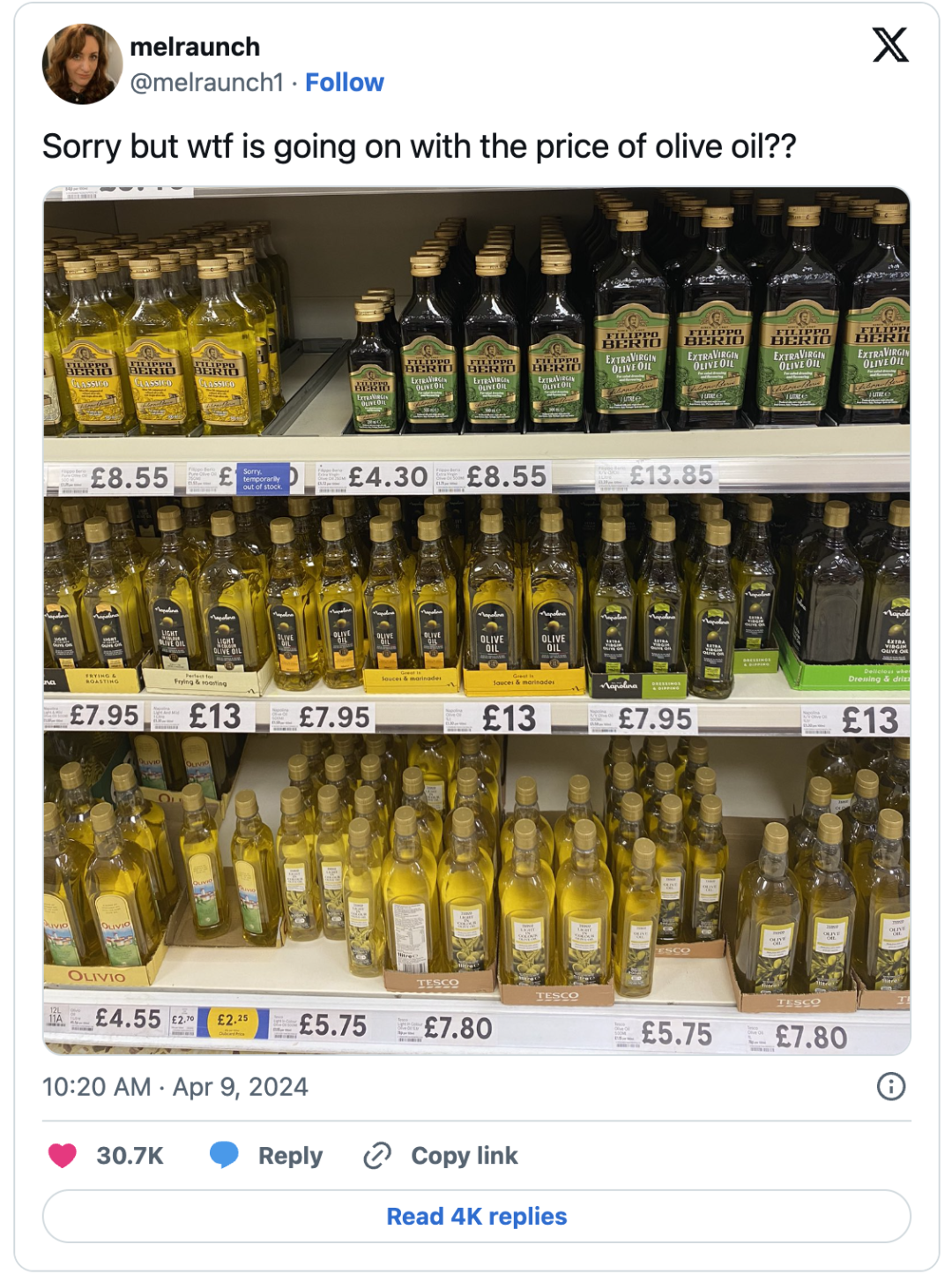 华人常吃的这价格狂飙！全球大短缺！成“液态黄金”！超市上锁防盗