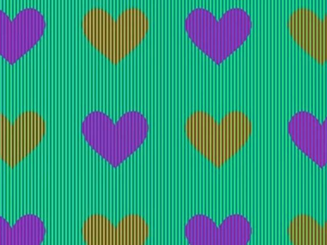 What colour are these hearts? 