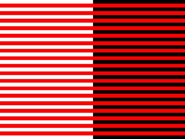 Which red is darker? 