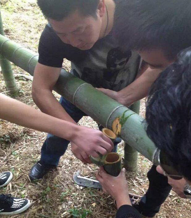 竹子酒里面的酒是怎么灌进竹子里的?卖酒的家伙坏得很