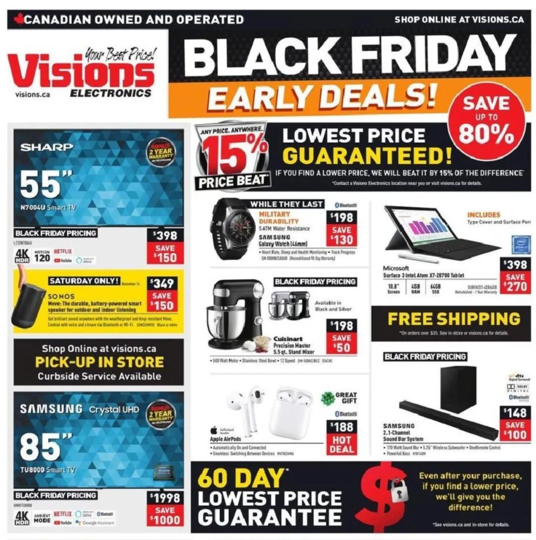 Bestbuy，沃尔玛黑五折扣出炉！加拿大折扣信息汇总，羊毛党们薅起来！